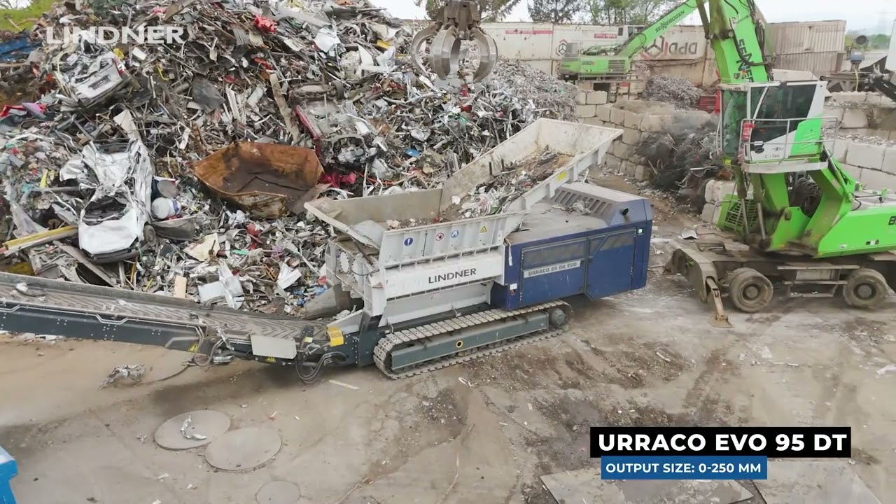 Lindner URRACO EVO 95 DT | scrap & mixed metals